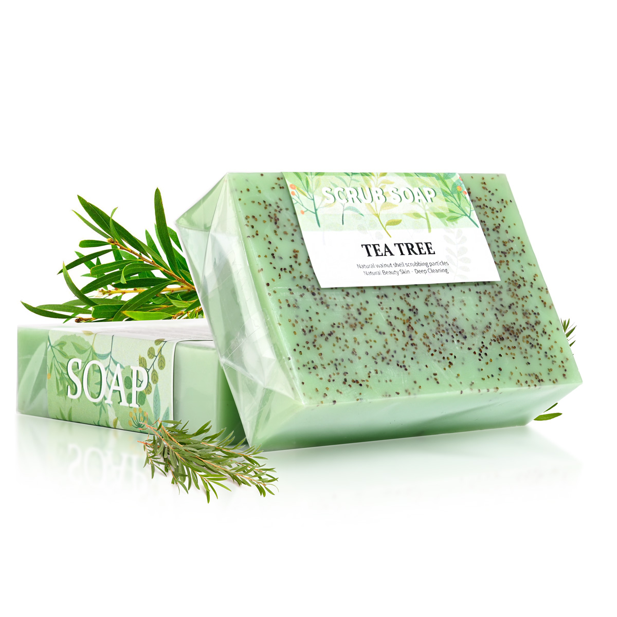 Essential Oil Soap - M+100G صابون فقاعي طبيعي يدوي الصنع