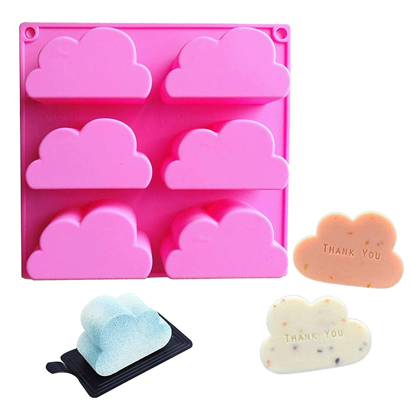 Soap Making Books - جديد سحابة قالب من السيليكون لمستلزمات