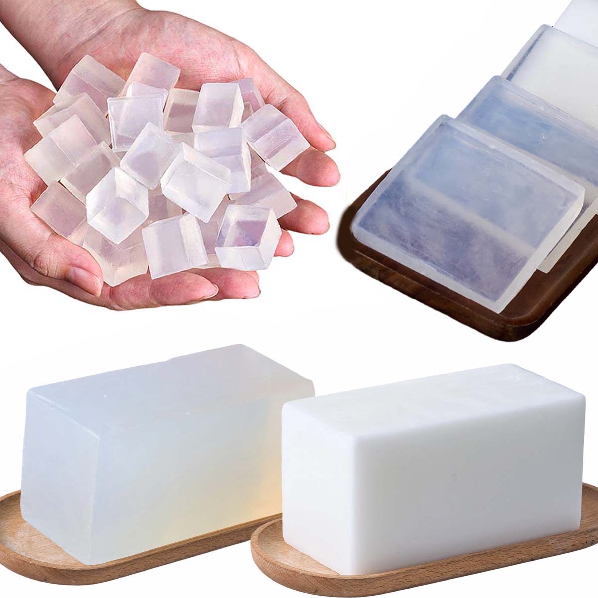Soap Making Material Wholesale - 1000 جرام قاعدة صابون الجلسرين لتقوم