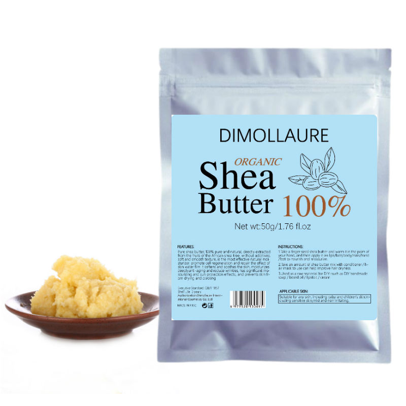 Shea Butter Raw - Dimollaure 50 جرام عضوي طبيعي غير