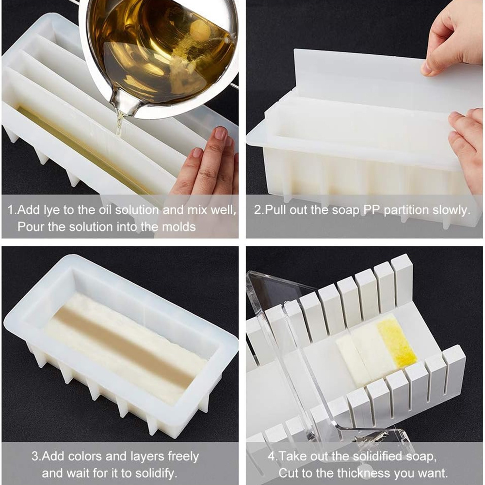 قالب صابون سيليكون 42 أونصة مع - مراجعة Soap Making Books وسعره