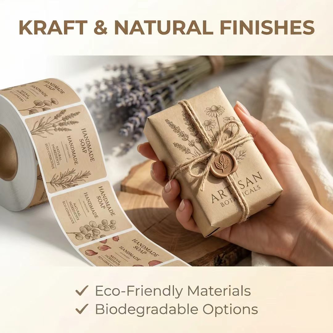 ملصقات مخصصة صديقة للبيئة من و - مراجعة Kraft Soap Label وسعره