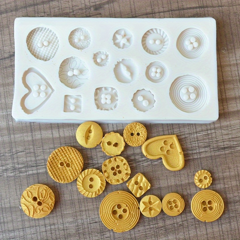 قالب سيليكون على شكل أزرار، قا - مراجعة Melt Pour Soap Base وسعره