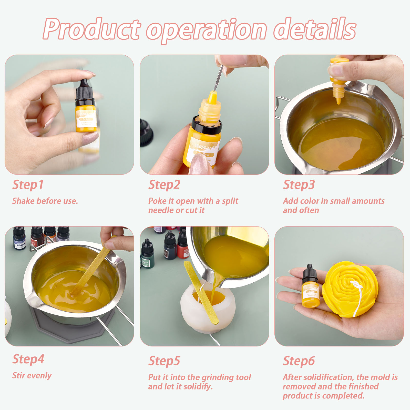 5 مللي/زجاجة شمعة الشمع الصباغ - مراجعة Soap Making Ingredient وسعره