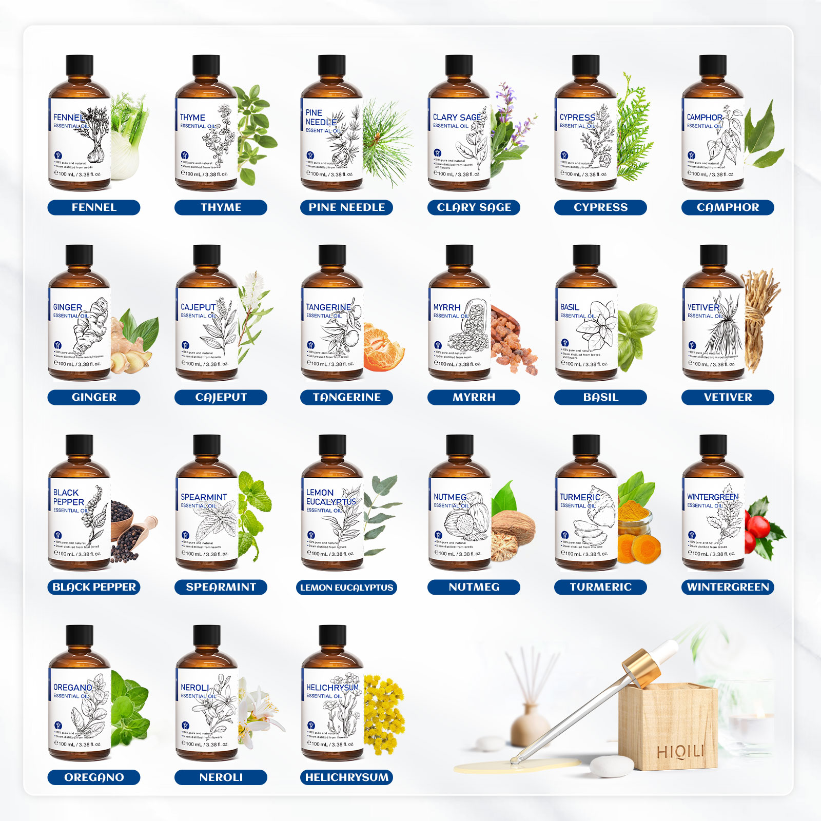 زيت عطري طبيعي 100% من هيكيلي، - مراجعة Soap Making Ingredient وسعره